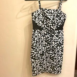 Black/ white cocktail dress